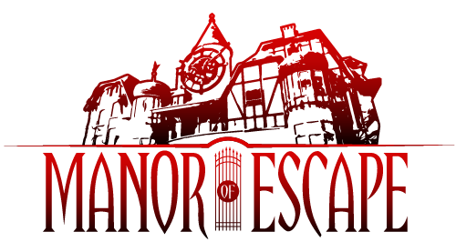Logo for Manor of Escape, a VR escape room